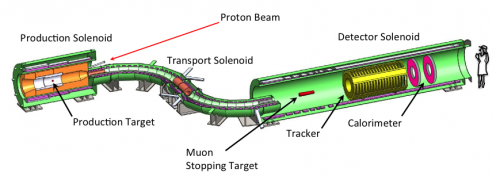 Drawing of the mu2e detector.